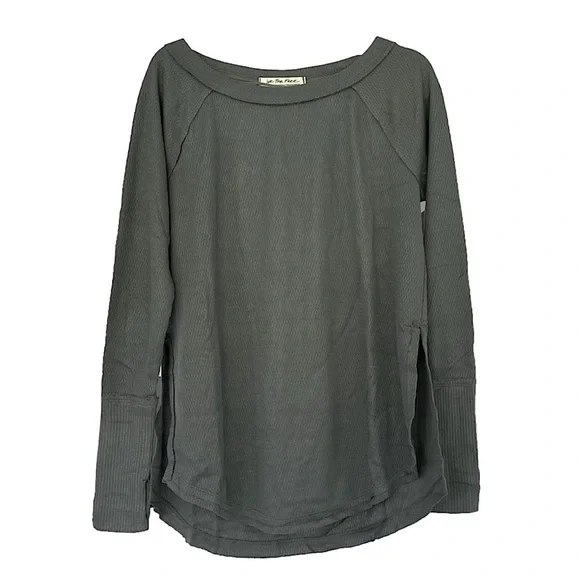 Free People Blue Grey Snowy Thermal, S - Picture 4 of 10